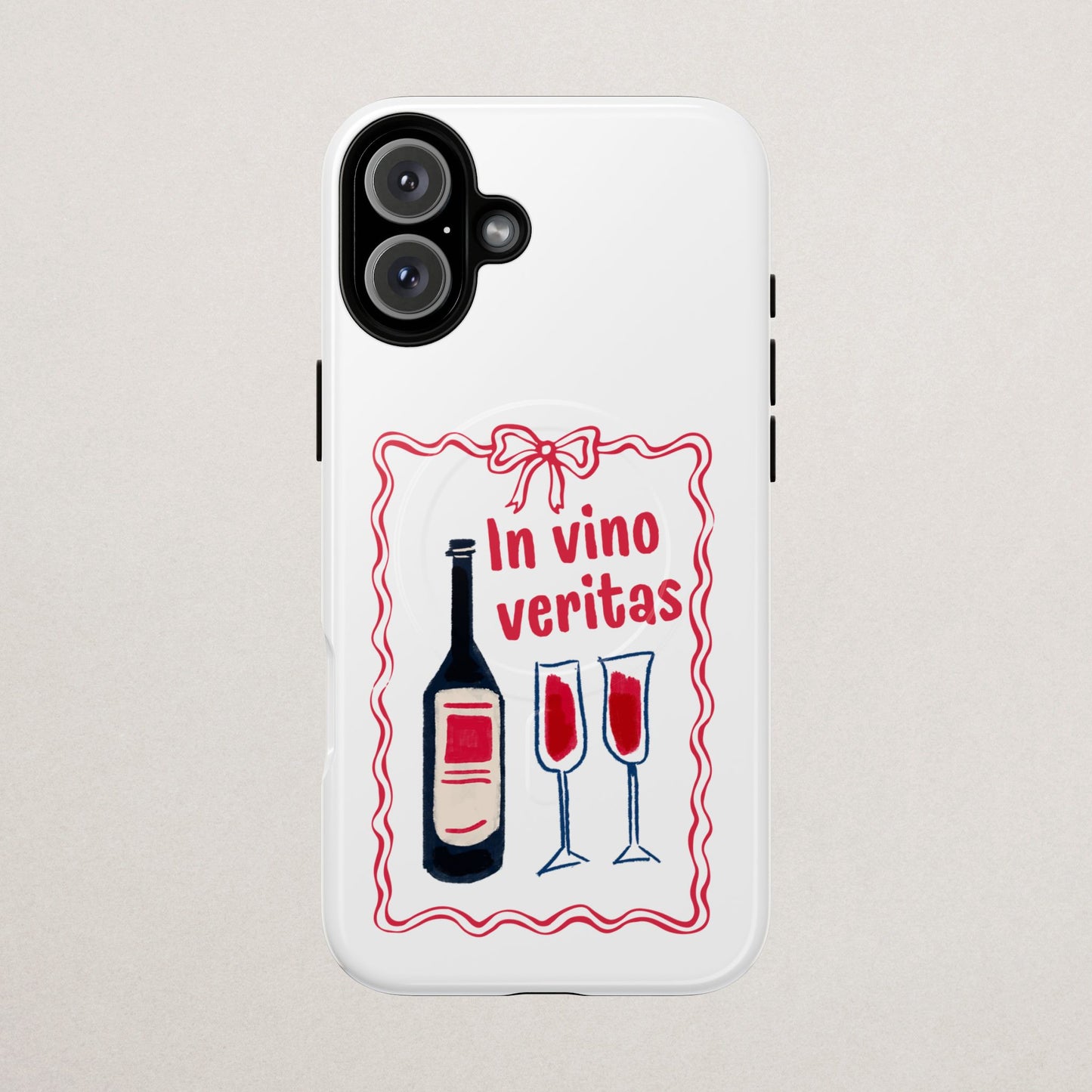 Wine Lover's Premium Dual-Layer Phone Case – MagSafe® Compatible