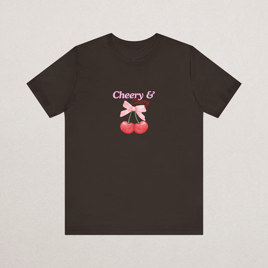 Cute Cherry  Premium Cotton Graphic Tee