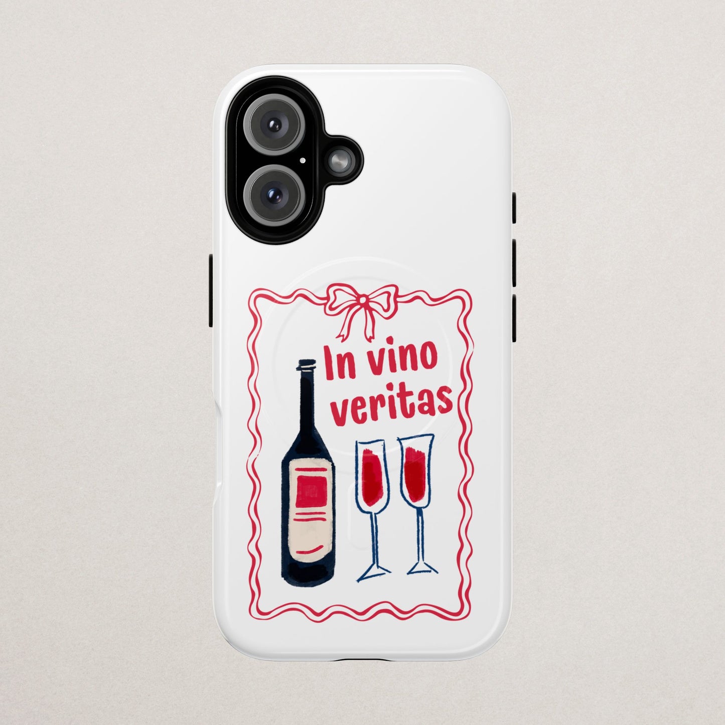 Wine Lover's Premium Dual-Layer Phone Case – MagSafe® Compatible
