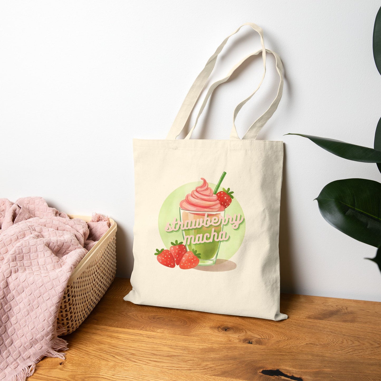 Strawberry Matcha Fun  Design