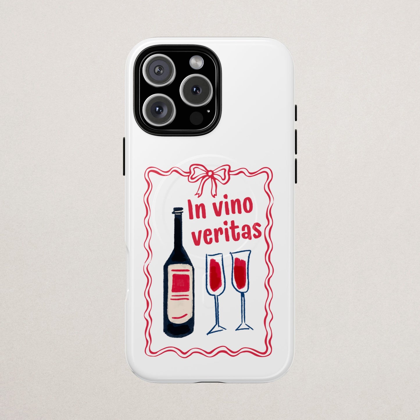 Wine Lover's Premium Dual-Layer Phone Case – MagSafe® Compatible