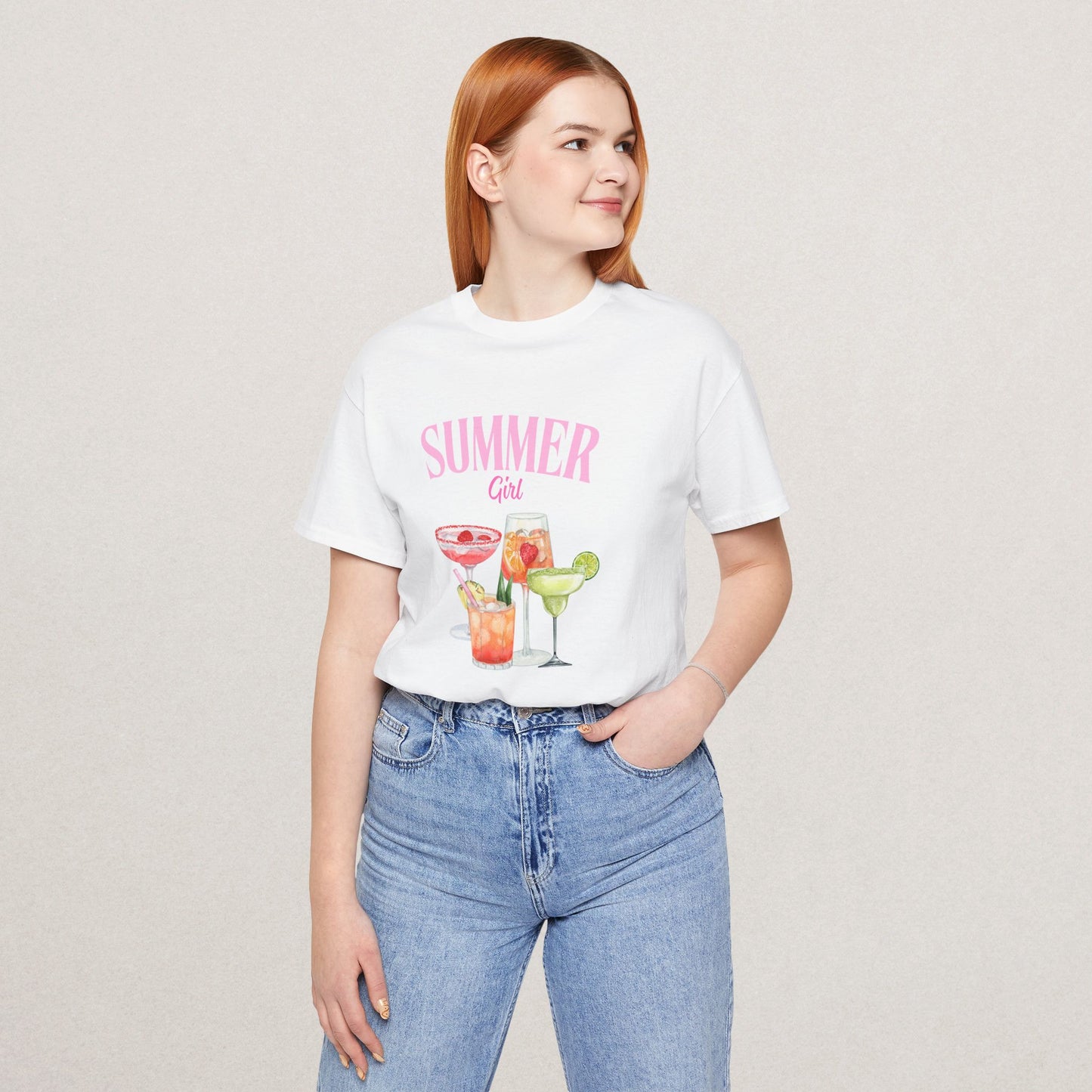 Summer Girl Drink T-Shirt