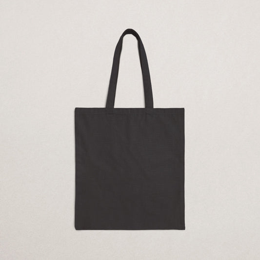 Alien-Themed Cotton Canvas Tote Bag