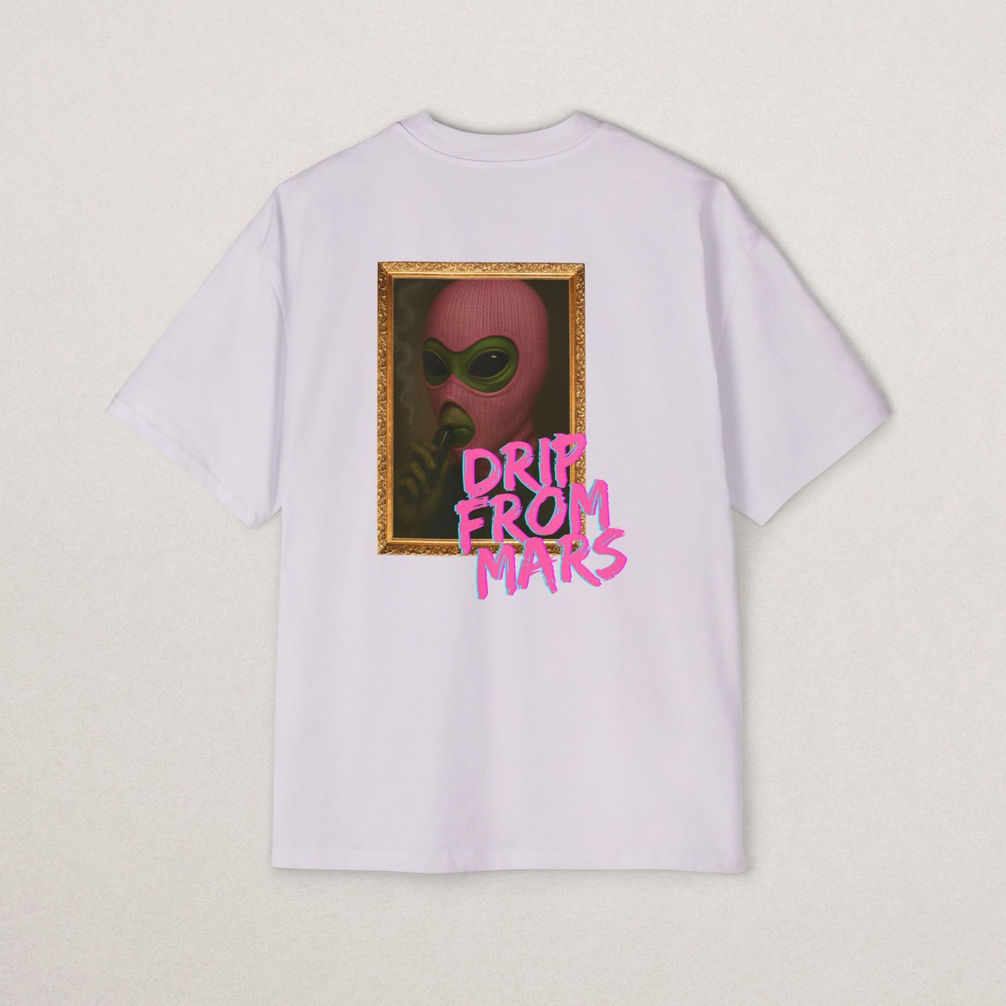 Men's Heavy Oversized Tee with 'Drip From Mars'