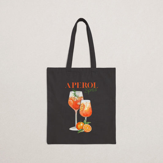 Aperol Spritz Tote Bag, Canvas Tote