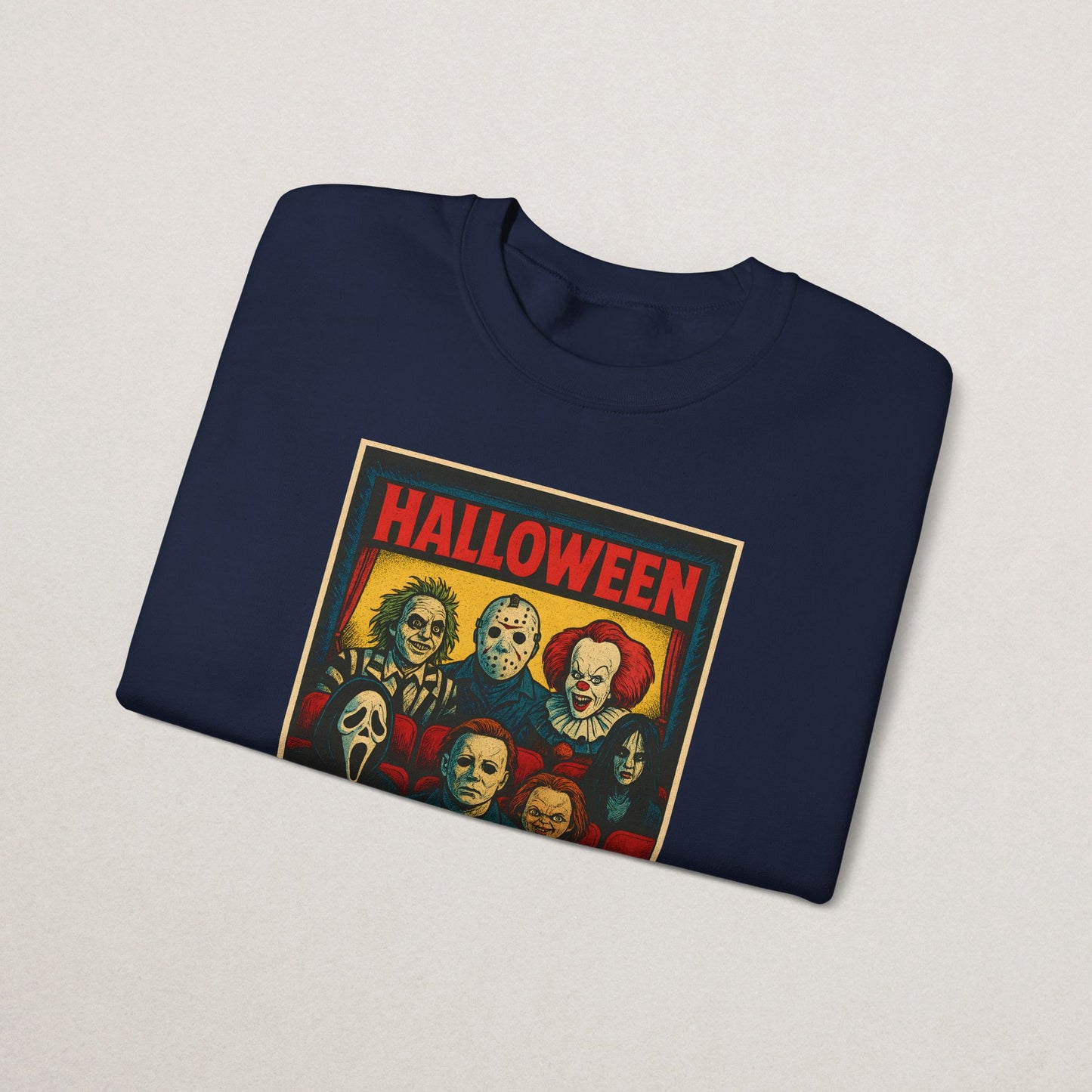 Halloween Horror Movie Crewneck Sweatshirt