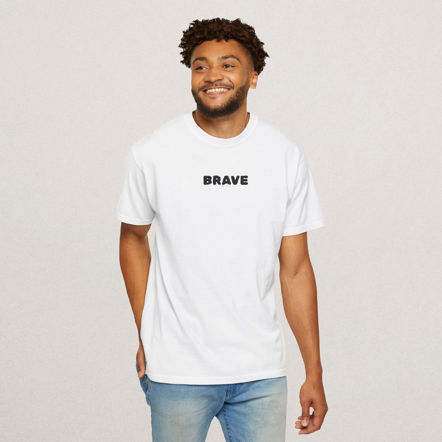 Brave Graphic T-Shirt, Unisex Casual Tee