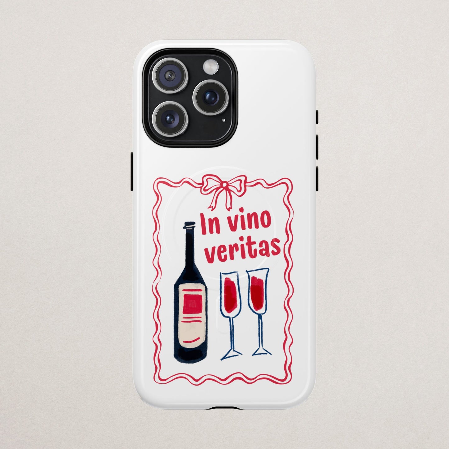Wine Lover's Premium Dual-Layer Phone Case – MagSafe® Compatible